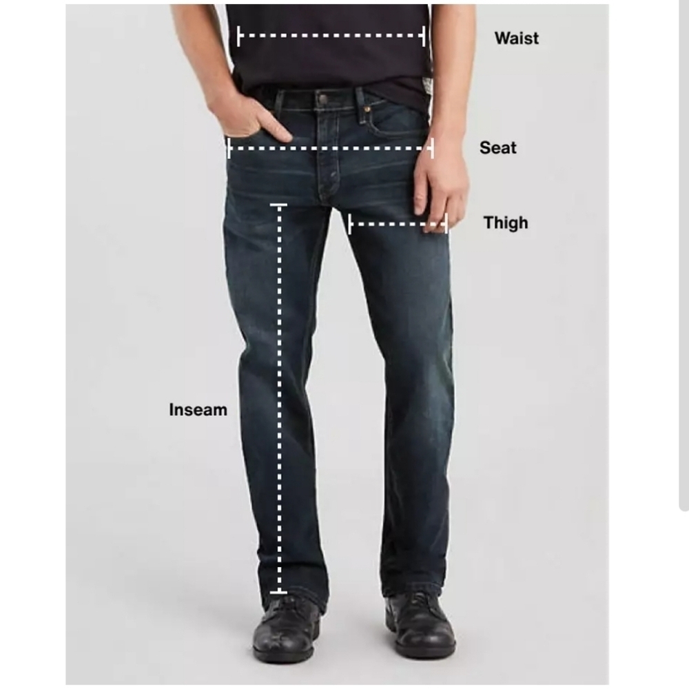 505™ Regular Fit Selvedge Men's Jeans,$128.00,All My Days Selvedge - Medium Wash - Picture 15 of 16